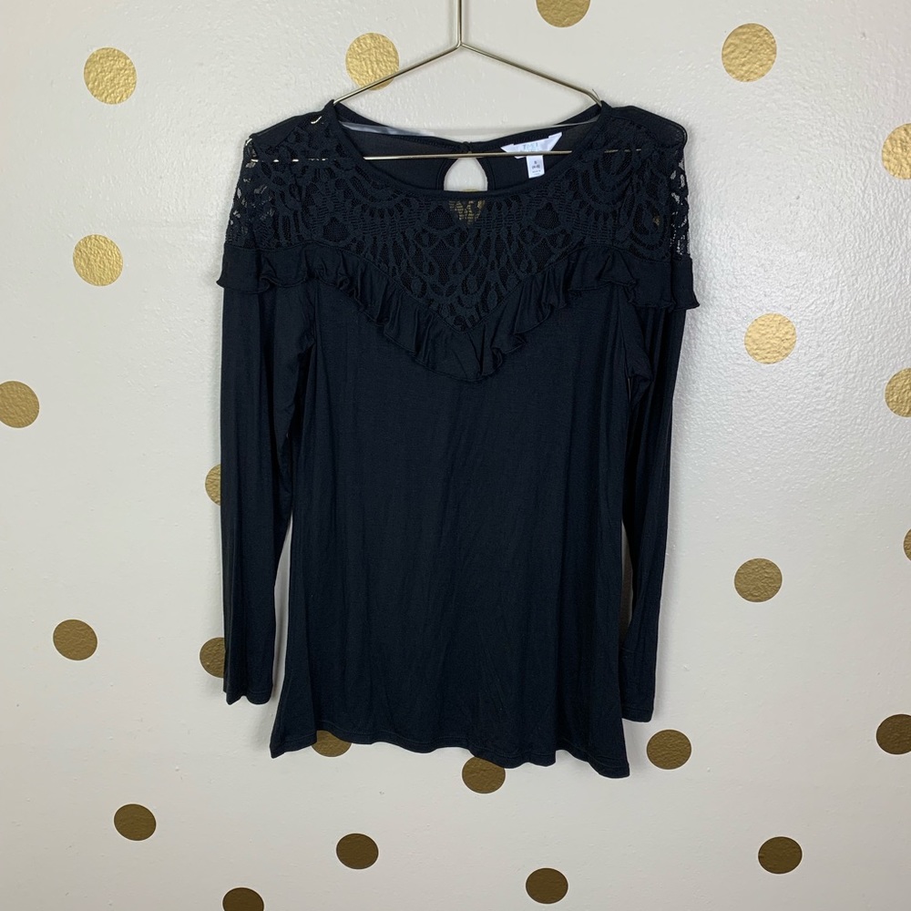 Lace top.